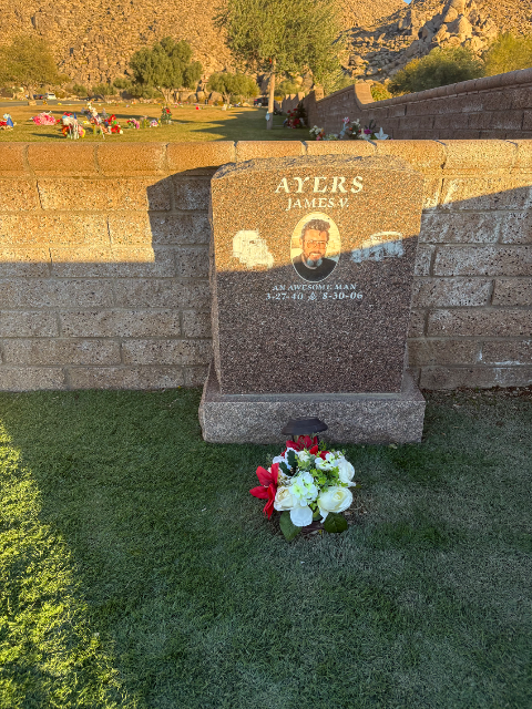 Flower delivery for James V. Ayers