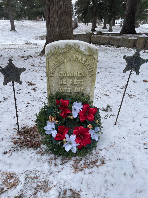 Flower delivery for Frank Aretas Haskell