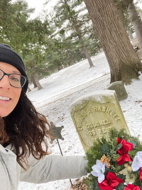 Flower delivery for Frank Aretas Haskell