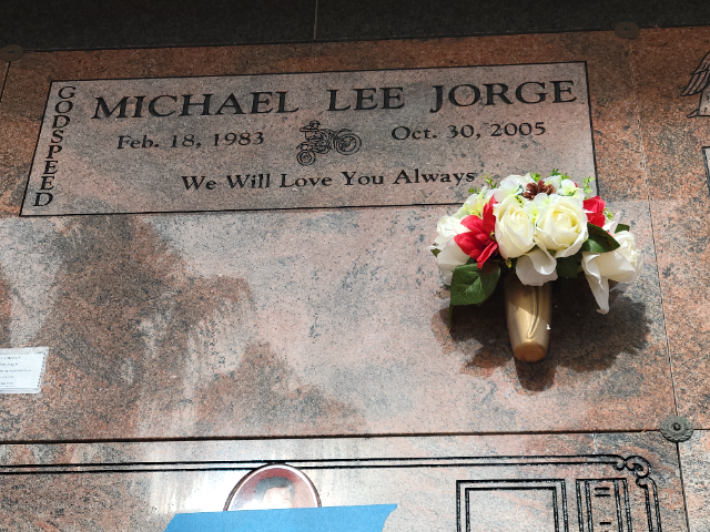 Flower delivery for Michael Lee George