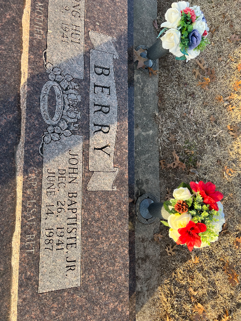 Flower delivery for John Baptiste Berry