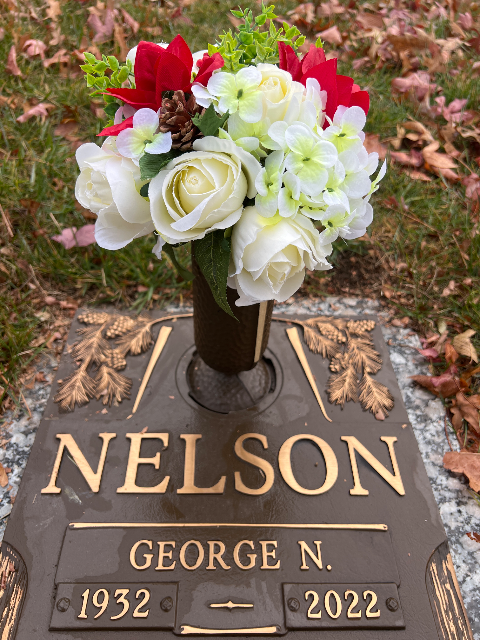 Flower delivery for George N. N. Nelson