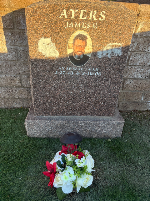 Flower delivery for James V. Ayers