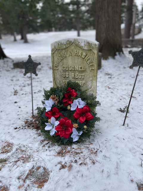 Flower delivery for Frank Aretas Haskell