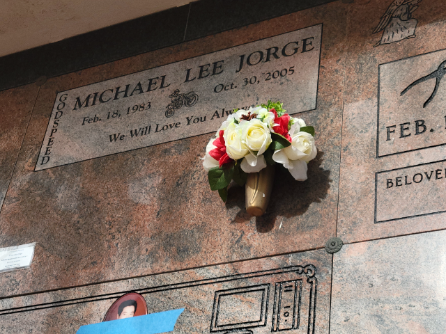 Flower delivery for Michael Lee George