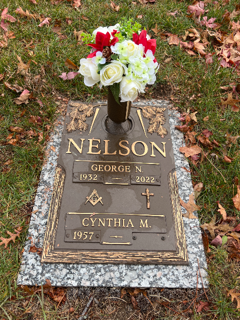 Flower delivery for George N. N. Nelson