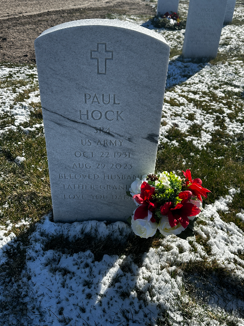 Flower delivery for Paul Hock