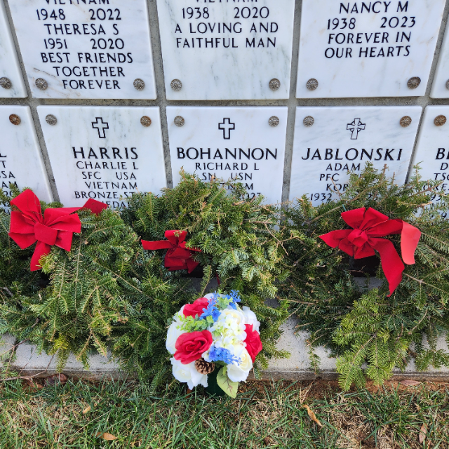 Flower delivery for Richard Lee Bohannon