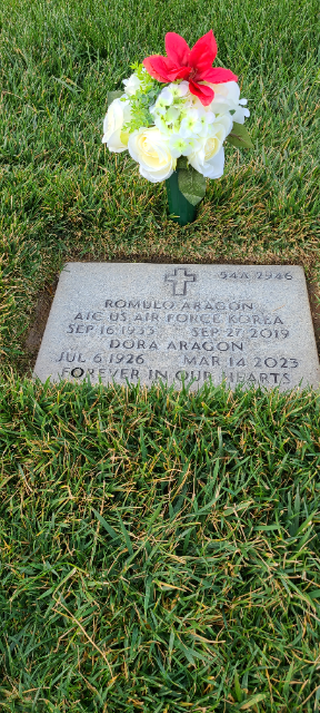 Flower delivery for Romulo Aragon