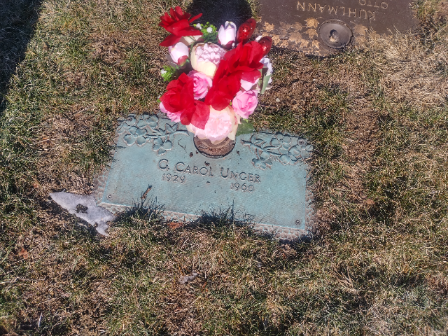 Flower delivery for G. Carol Unger