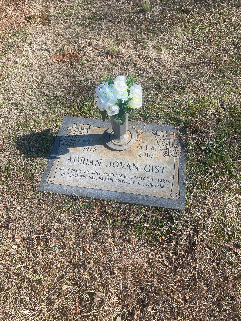 Flower delivery for Adrian Jovan Gist