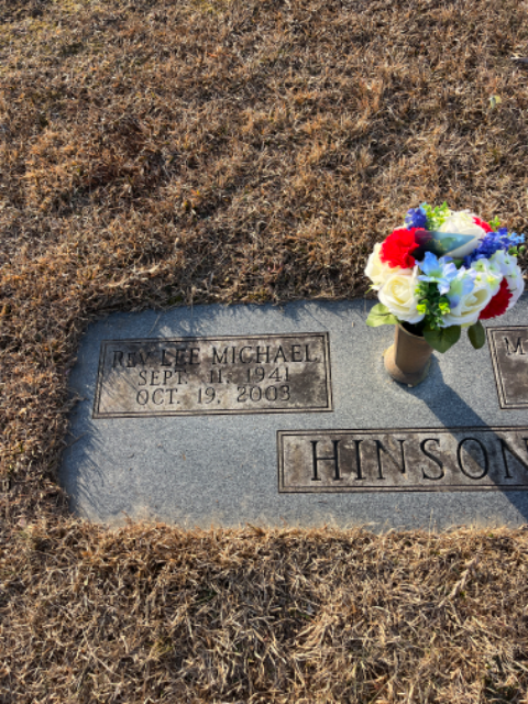 Flower delivery for Lee Michael Hinson