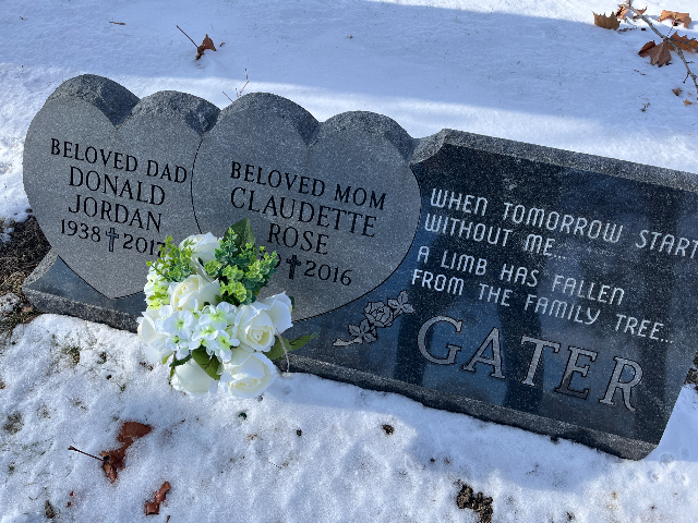 Flower delivery for Donald Jordan Gater