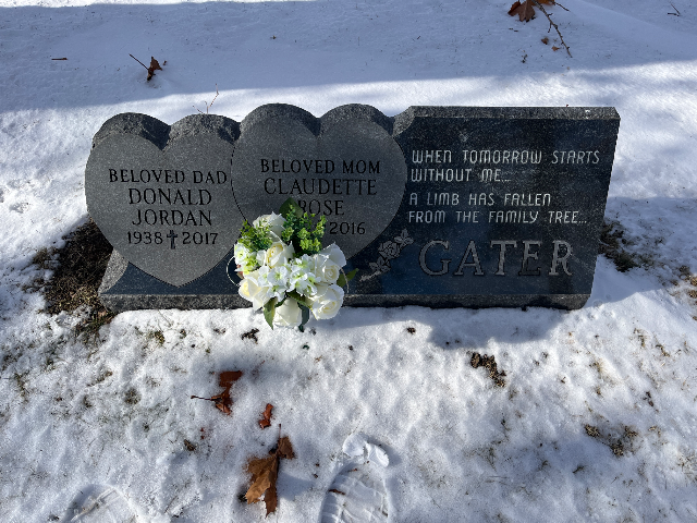 Flower delivery for Donald Jordan Gater