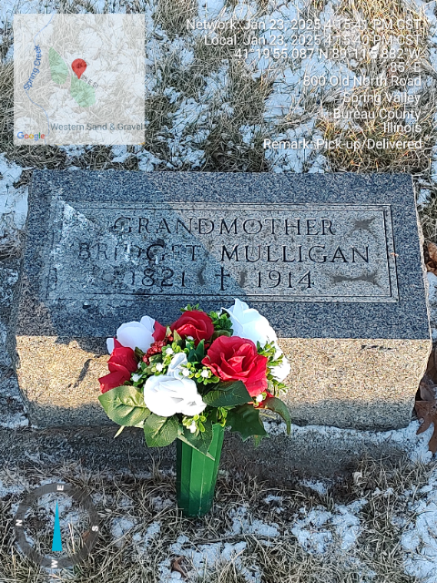 Flower delivery for Bridget Mulligan