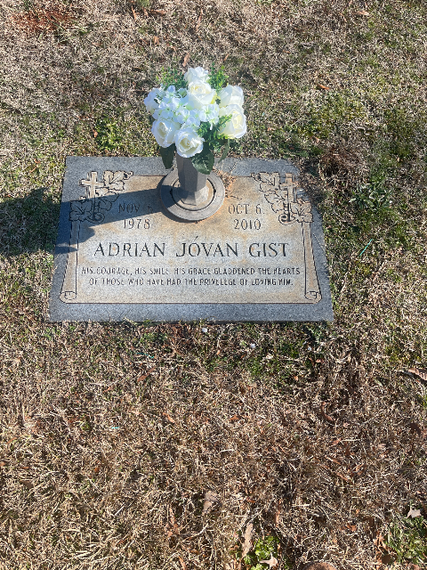 Flower delivery for Adrian Jovan Gist