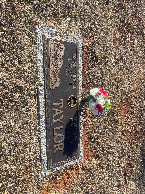 Flower delivery for Frank Durrell “Dewey” Taylor