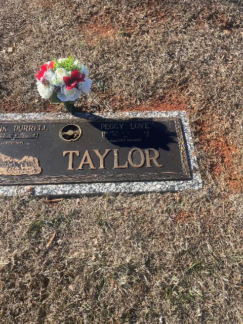 Flower delivery for Frank Durrell “Dewey” Taylor