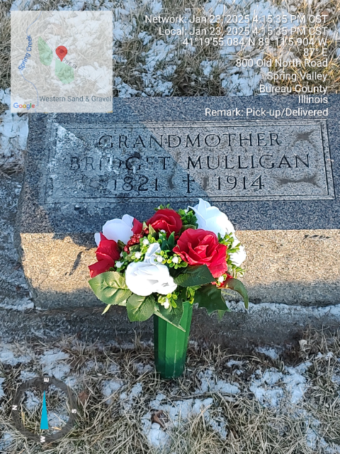 Flower delivery for Bridget Mulligan