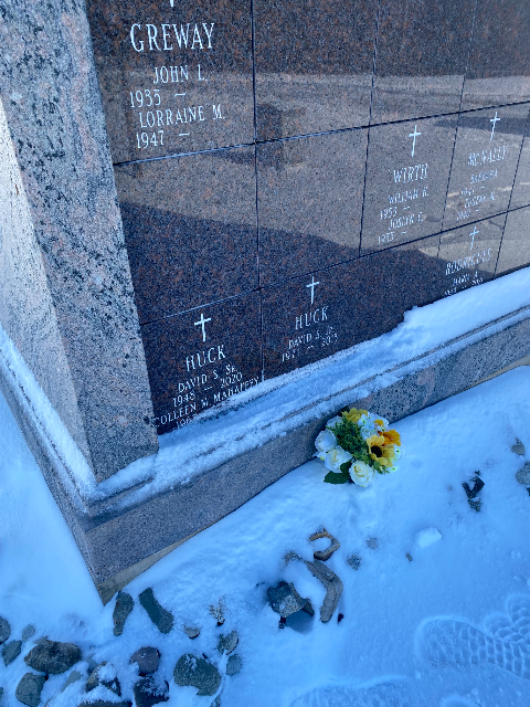 Flower delivery for David S Jr. Huck