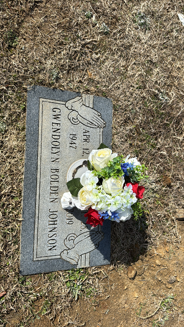 Flower delivery for Gwendolyn B. Johnson