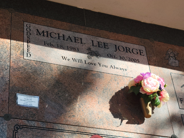 Flower delivery for Michael Lee George