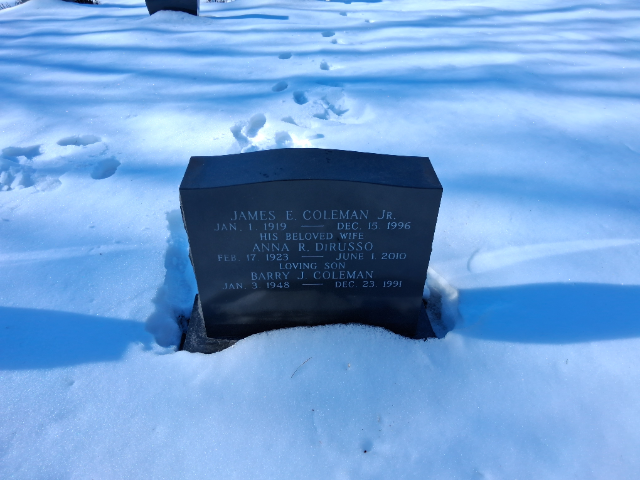 Flower delivery for Anna Rose (middle) Coleman