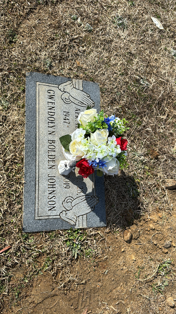 Flower delivery for Gwendolyn B. Johnson