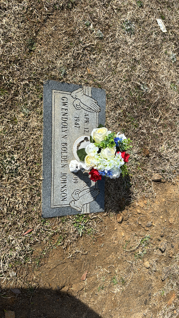 Flower delivery for Gwendolyn B. Johnson