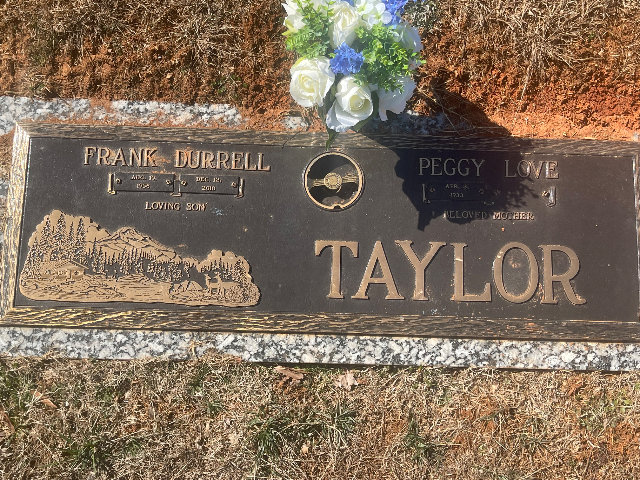 Flower delivery for Frank Durrell “Dewey” Taylor
