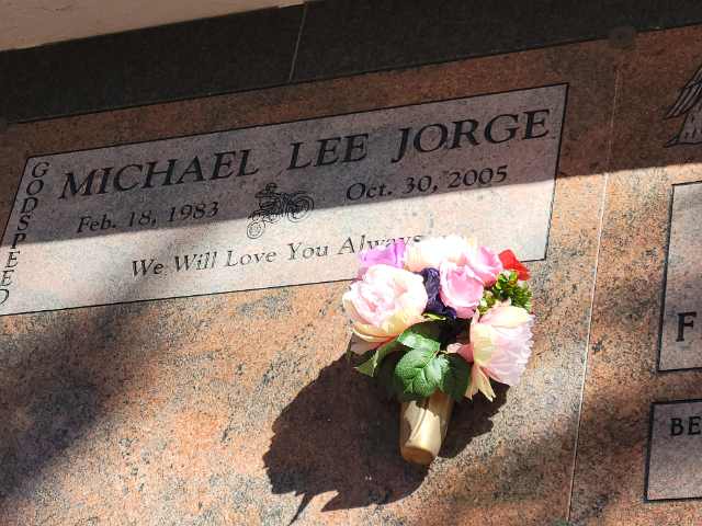 Flower delivery for Michael Lee George