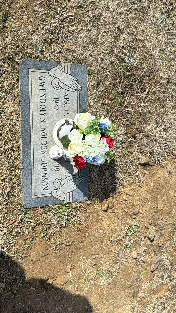 Flower delivery for Gwendolyn B. Johnson