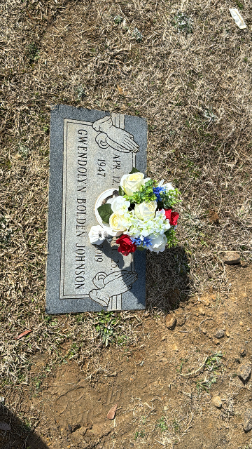 Flower delivery for Gwendolyn B. Johnson