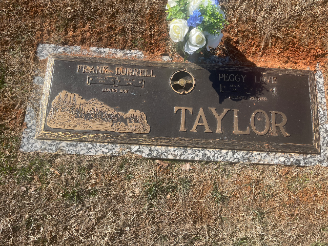 Flower delivery for Frank Durrell “Dewey” Taylor