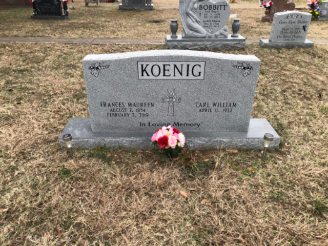 Flower delivery for Frances Maureen Koenig