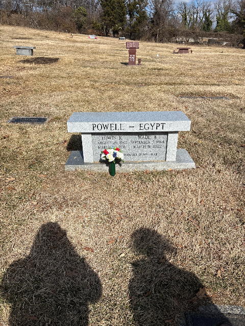 Flower delivery for Edwin Keith Powell-Egypt