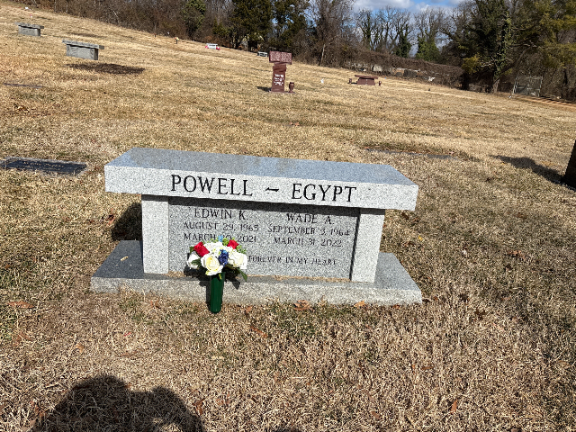 Flower delivery for Edwin Keith Powell-Egypt