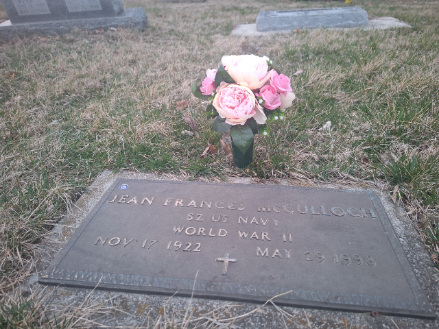 Flower delivery for Jean Lloyd McCulloch