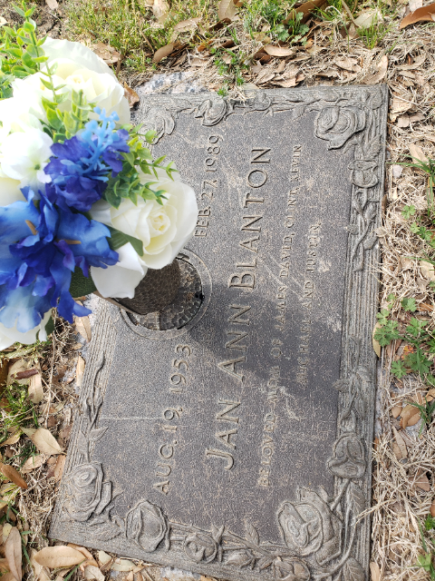 Flower delivery for Jan Ann Blanton