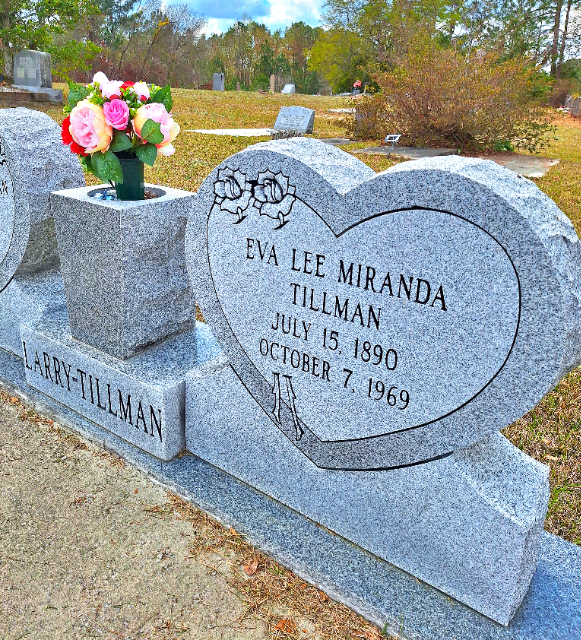 Flower delivery for Eva Lee Miranda Tillman