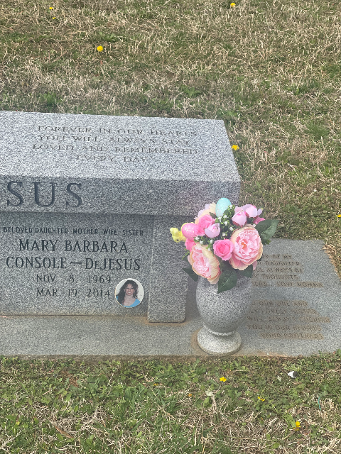 Flower delivery for Mary Barbara DeJesus Console