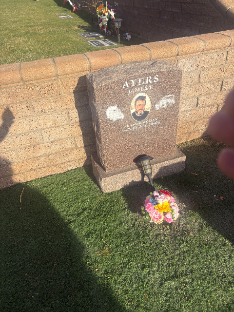 Flower delivery for James V. Ayers