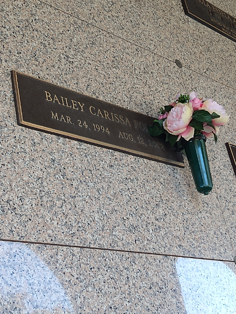 Flower delivery for Bailey Carissa Foley