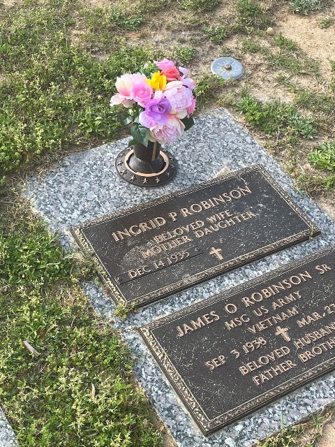 Flower delivery for James O. Robinson