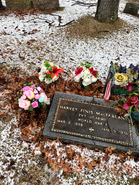 Flower delivery for Harvey Finis MacFarlane