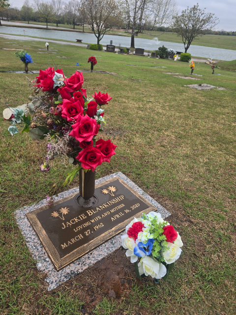 Flower delivery for Jackie Blankinship