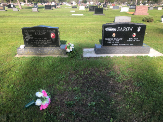 Flower delivery for Kristina Elaine Sarow