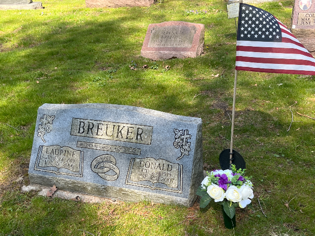 Flower delivery for Donald B. Breuker