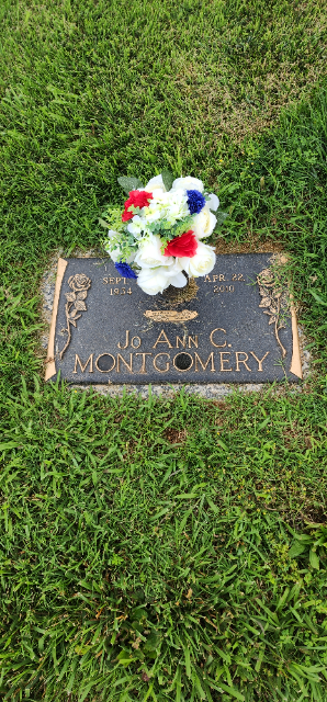 Flower delivery for Mary JoAnn Montgomery
