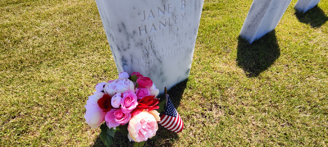 Flower delivery for James T Hanley